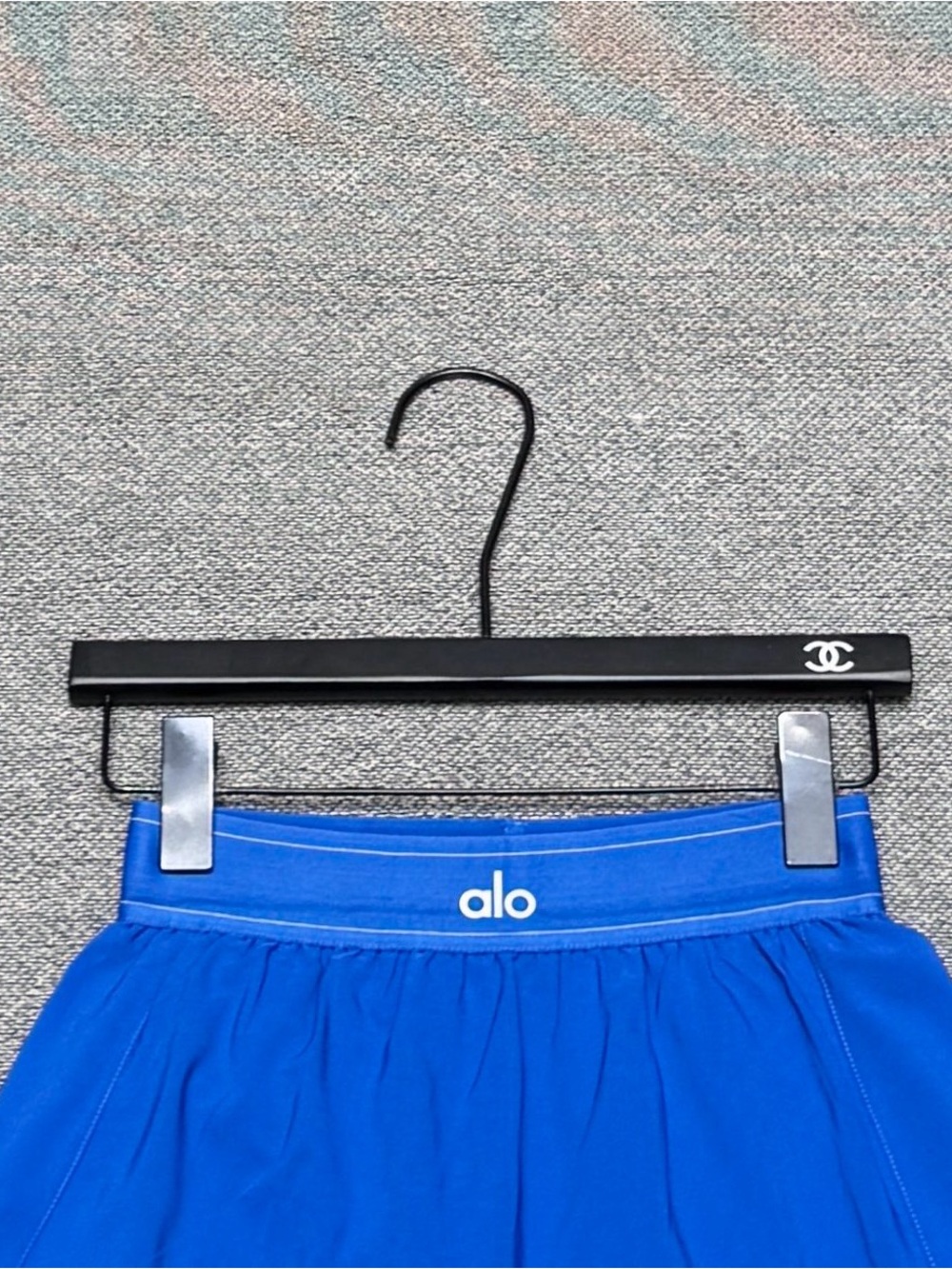 ALO Yoga Mini Skirt - Royal Blue Athletic Skort - Picture 2 of 4
